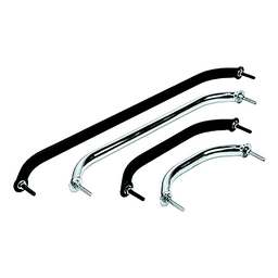 Sea-Dog 2546201 Stud Mount Flanged Handrail, Tube: 7/8" A:10" , B: 8-3/4", C: 2-1/4", D:1-1/2" , Fastener: 5/16"-18, Weight: .44, Stainless thumbnail-1