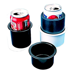 DRINK HOLDER FLUSH MNT BLACK S