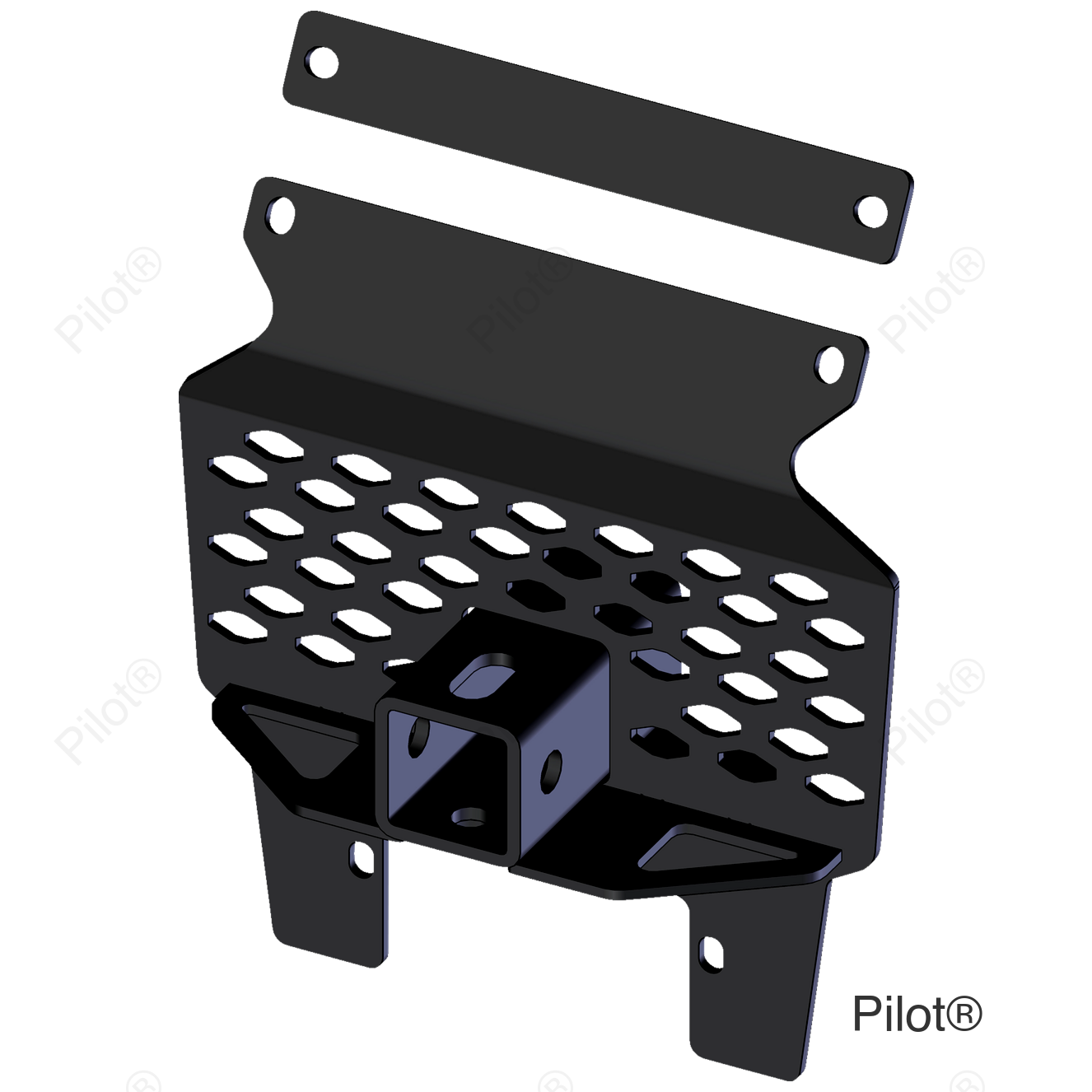 Hitch - Front Receiver - 2" - Honda Pioneer