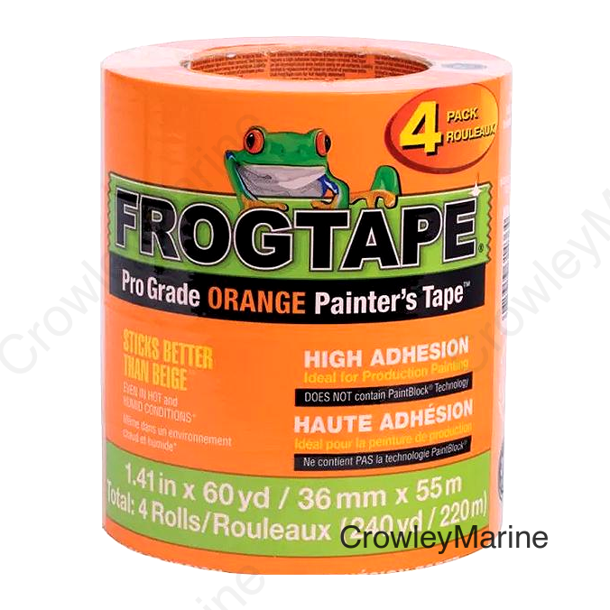 Shurtape 242813 Frogtape® Pro Grade Orange Painter's Tape, 2" x 180', Orange