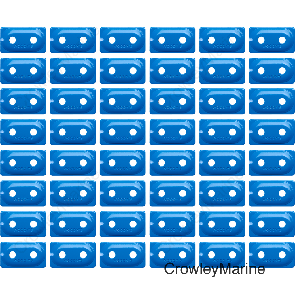 Support Plates - Blue - 48 Pack