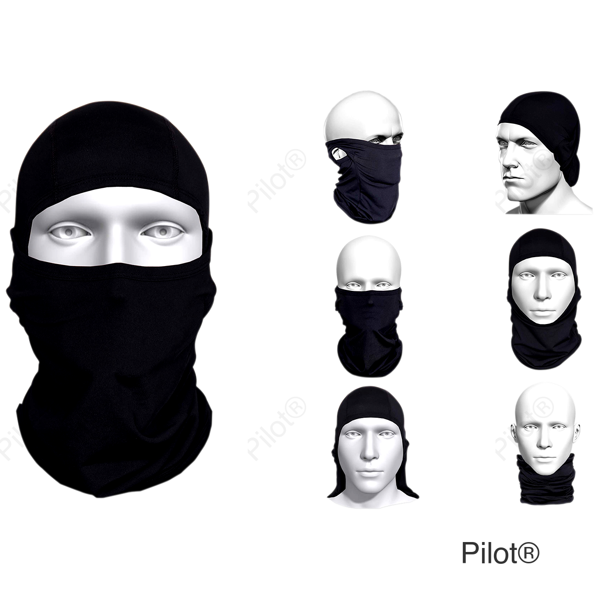 Multi-functional Balaclava - Black