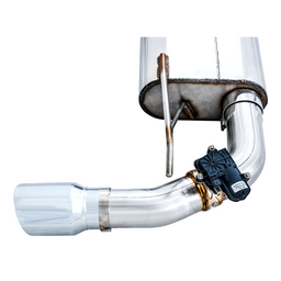 AWE Tuning Ford Focus RS SwitchPath Cat-back Exhaust - Chrome Silver Tips thumbnail-2