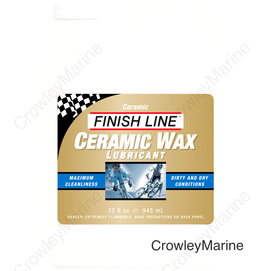 Finish Line Ceramic Wax Bike Chain Lube - 4oz Drip