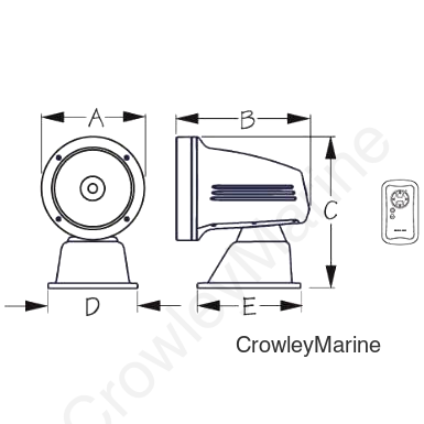 HALOGEN SPOT/FLOOD LIGHT ASA (405610-3)