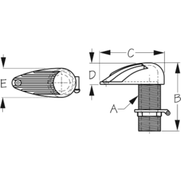 Stainless Steel INTAKE STRAINER - 1" (369575) thumbnail-0