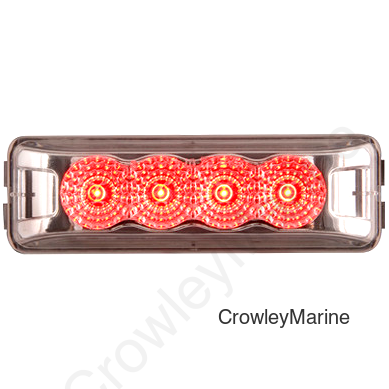 Optronics LED Kit, Miro-Flex Red Marker/Clearance Light - Thinline, 4 Diodes, Waterproof, w/Bracket & Plug (CH Kit) (451123)