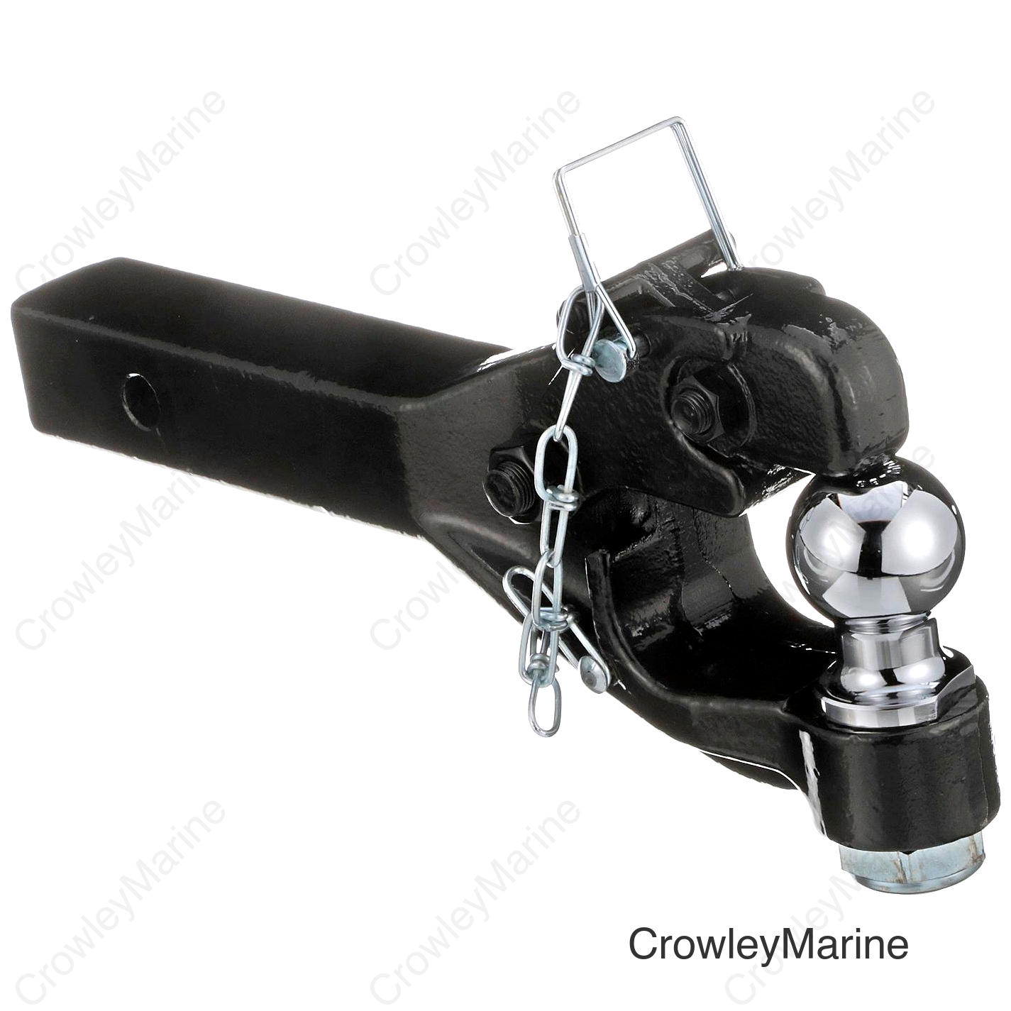 Seachoice 6-Ton Pintle Ball Hitch, 2 In. Ball, Trailer Towing, Black
