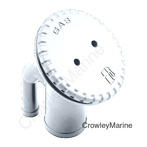Combo Gas Fill & Tank Vent-Wh