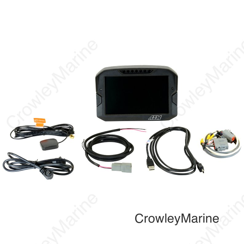 AEM CD-7 Logging GPS Enabled Race Dash Carbon Fiber Digital Display w/o VDM (CAN Input Only)