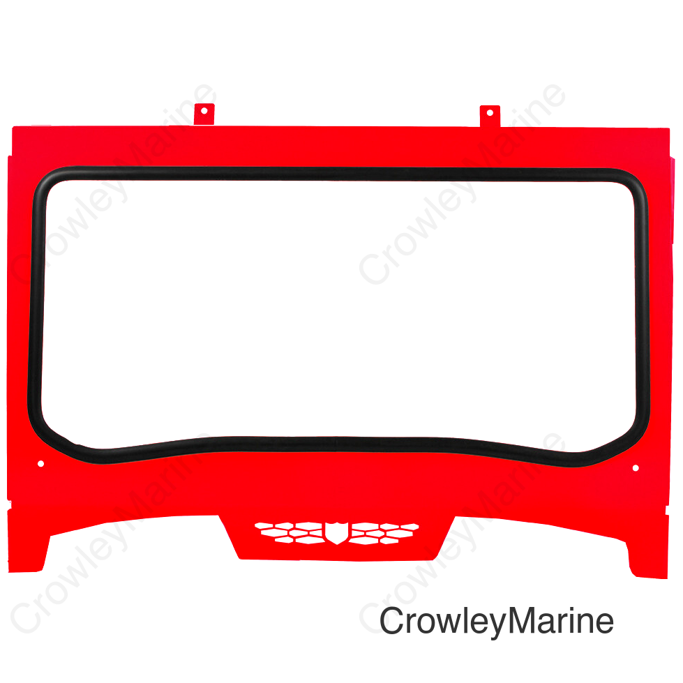 FRONT WINDSHIELD RED