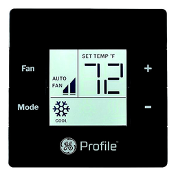 GE RGRWT2B Single Zone Wall Thermostat-S Series, Black