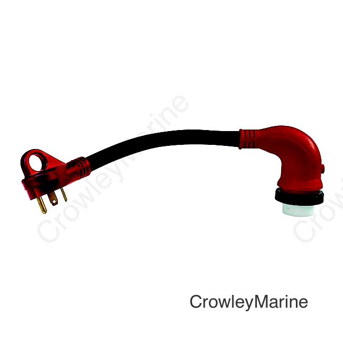 Valterra Mighty Cord 90° Adapter Cord, 30AM-50AF, Bulk