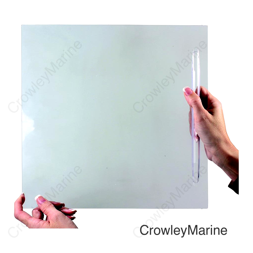 JR Products 11195 Clear RV Screen Door Slider Replacement for 12" Wide Tracks