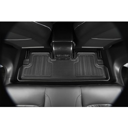3D Maxpider 17-21 Tesla Model X Folding 7-Seat Elitect 1st 2nd 3rd Row - Floor Mat Set (Black) thumbnail-4