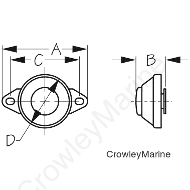 PUSH BUTTON HORN SWITCH CHROME