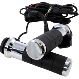 Titan-X Heated Grips - 1" - Chrome thumbnail-2