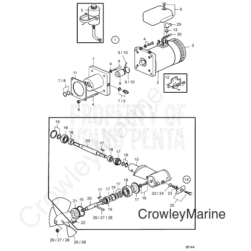 PROPELLER BOW THRUSTER 250mm (41100730)