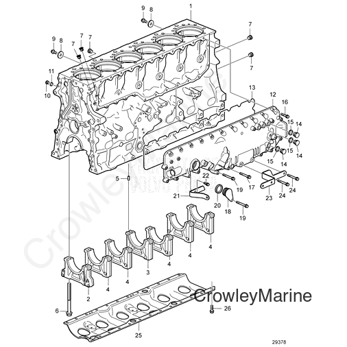 Washer(V2) - Volvo Penta (947541)