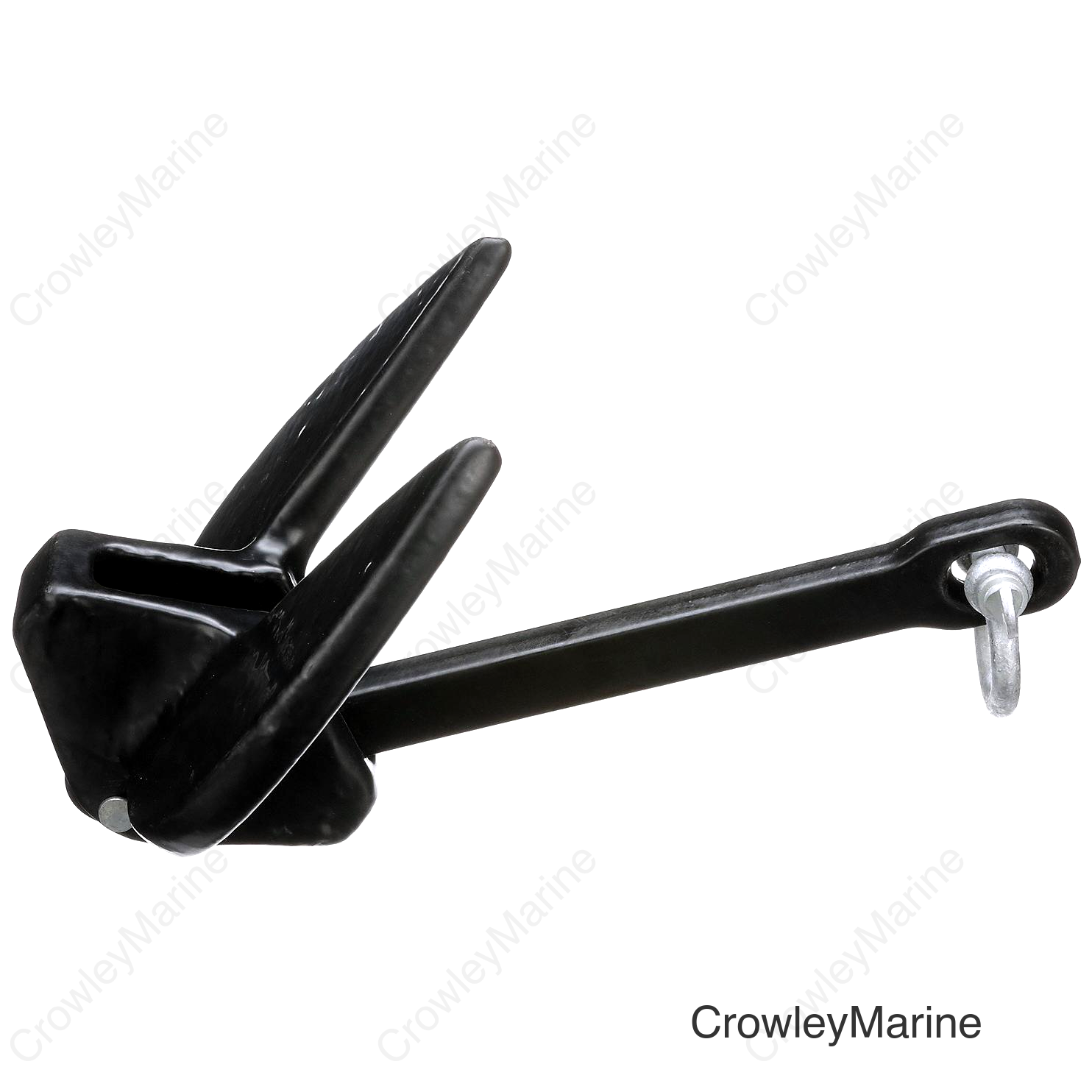 Seachoice Navy Anchor, Vinyl Coated Cast Iron, Black, 20 Lbs.