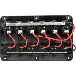 Seachoice LED 12V 6-Switch Distibution Panel, Pre-Wired, Boat Panel Mount thumbnail-6
