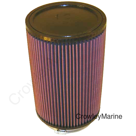 K&N Filter Universal Rubber Filter 5in Flange ID / 6.5in OD / 10in Height