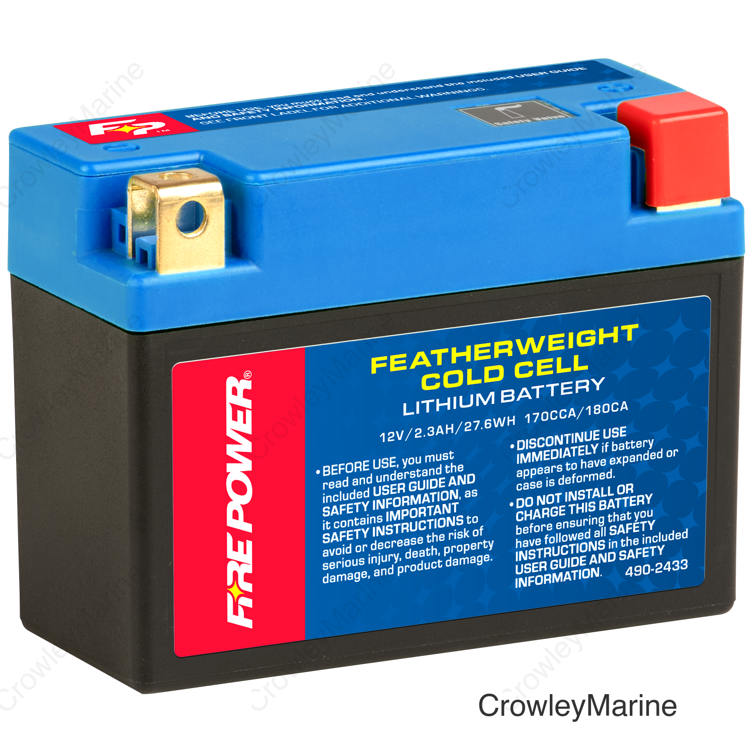 FEATHERWEIGHT LITHIUM BATTERY 170 CCA 12V/27.6WH
