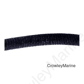 Wire Loom, Cotton 1/4" ID Black Bitumen (462600)