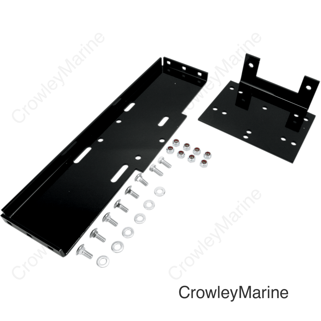 WINCH MOUNT MUD UTV POL