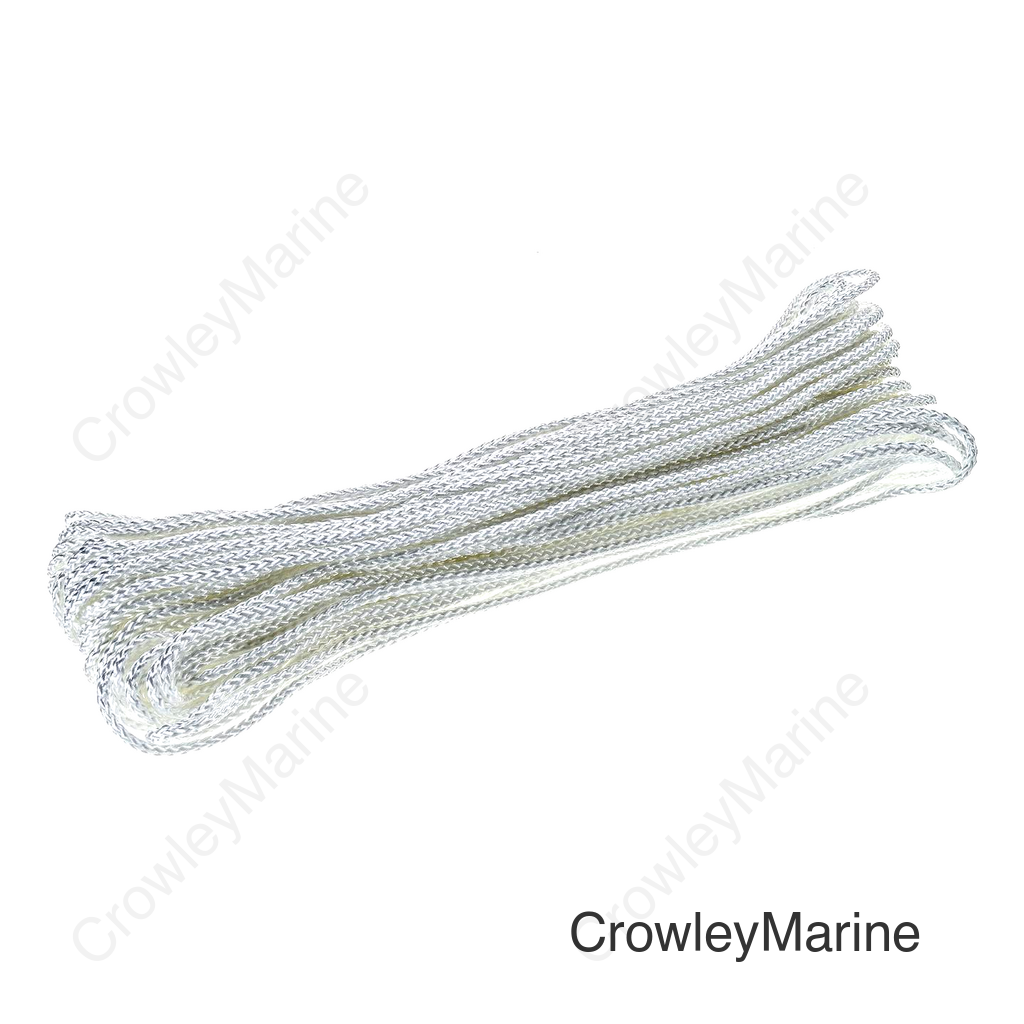 Seachoice Braided Utility Line Boat Rope, 1/8 In. X 100 Ft., White