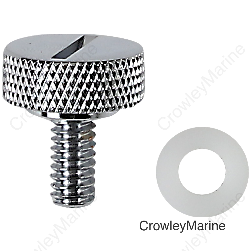 SEAT KNOB CHM SLOT 1/4-20