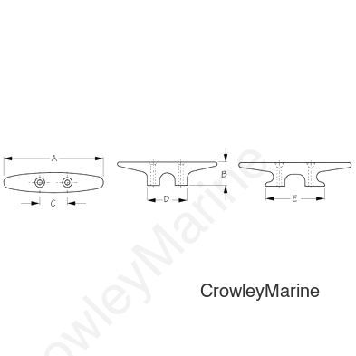 9-7/8" Each, Uses 5/16 Flat Head, Black