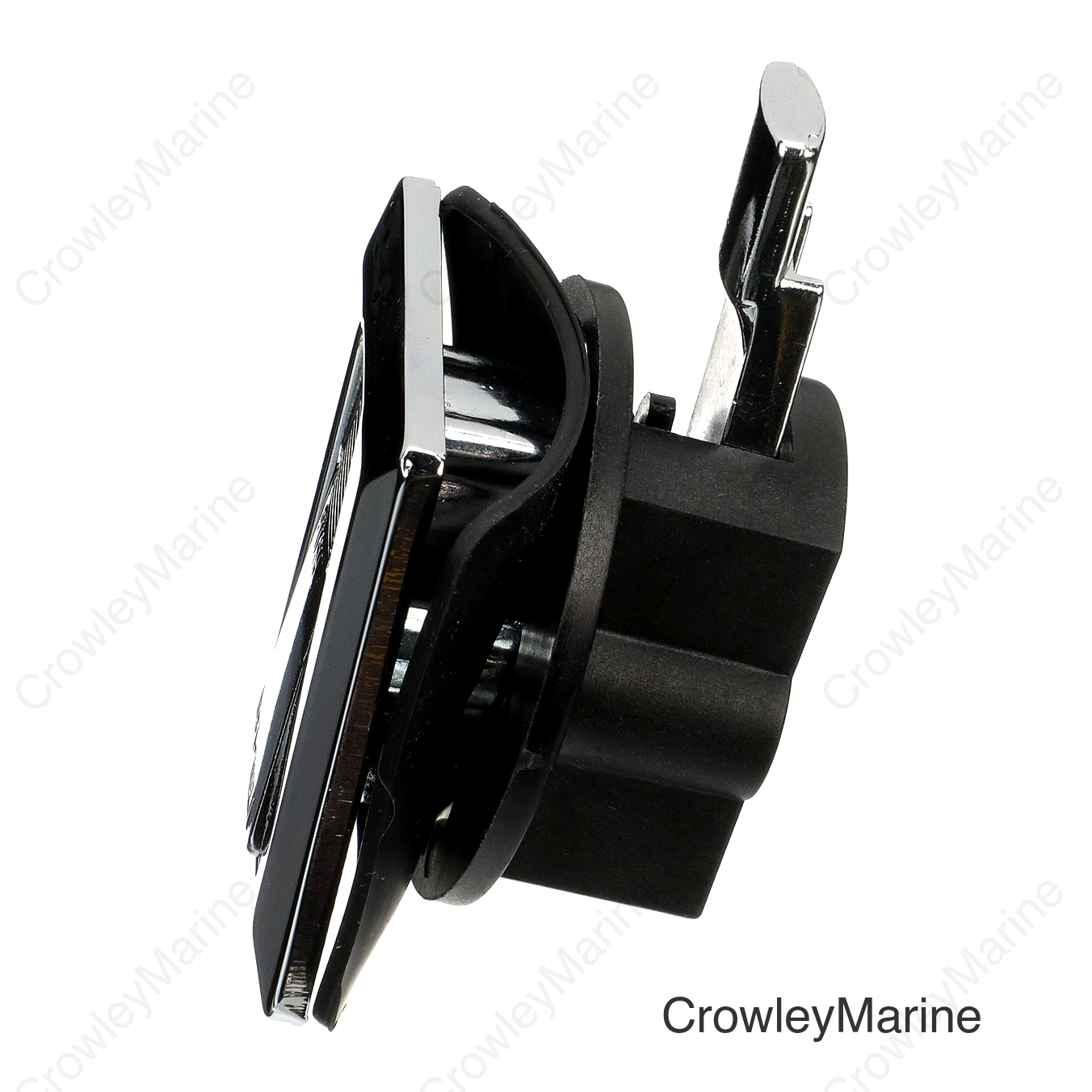 Seachoice Flush Mount Lock w/ Keys, Chrome-Plated Zinc, Requires 1-5/8 In. Cutout