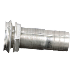 Seachoice Mega-Flow Dripless Thru Hull Fitting, 316 Stainless Steel, Fits 1-1/8 in. Hose, 1-1/2 in. Max. Hull thumbnail-6