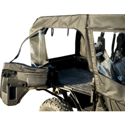 Soft Doors - Middle/Rear Windows - Black - Honda Pioneer 1000 thumbnail-3