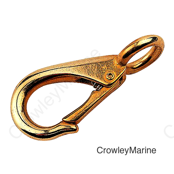 Sea-Dog 1391221 Brass Fast Eye Snap-Size 2