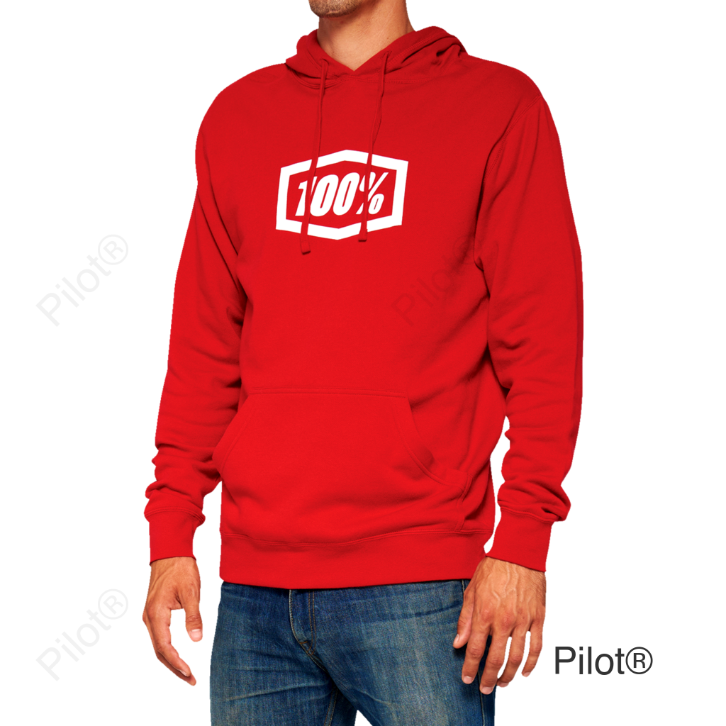 Icon Pullover Hoodie - Red - Small