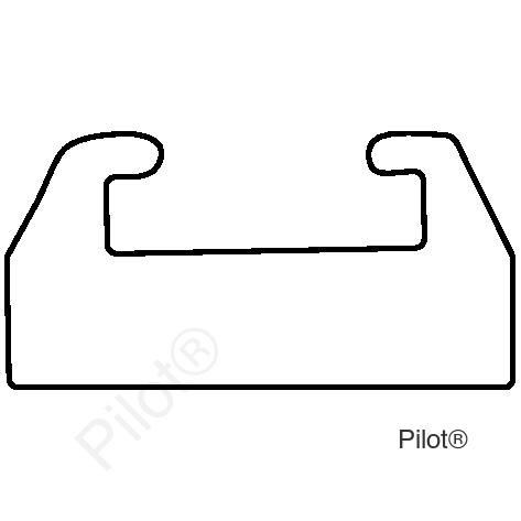 Black Replacement Slide - UHMW - Profile 26 - Length 49.00" - Ski-Doo