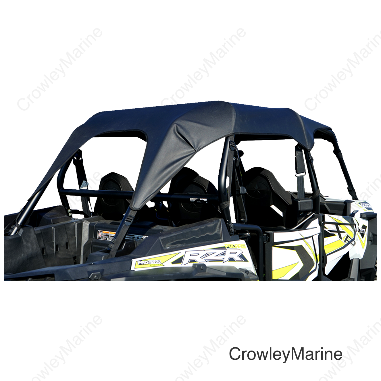 Soft Upper Doors - Rear Windshield - Roof - Black - Polaris