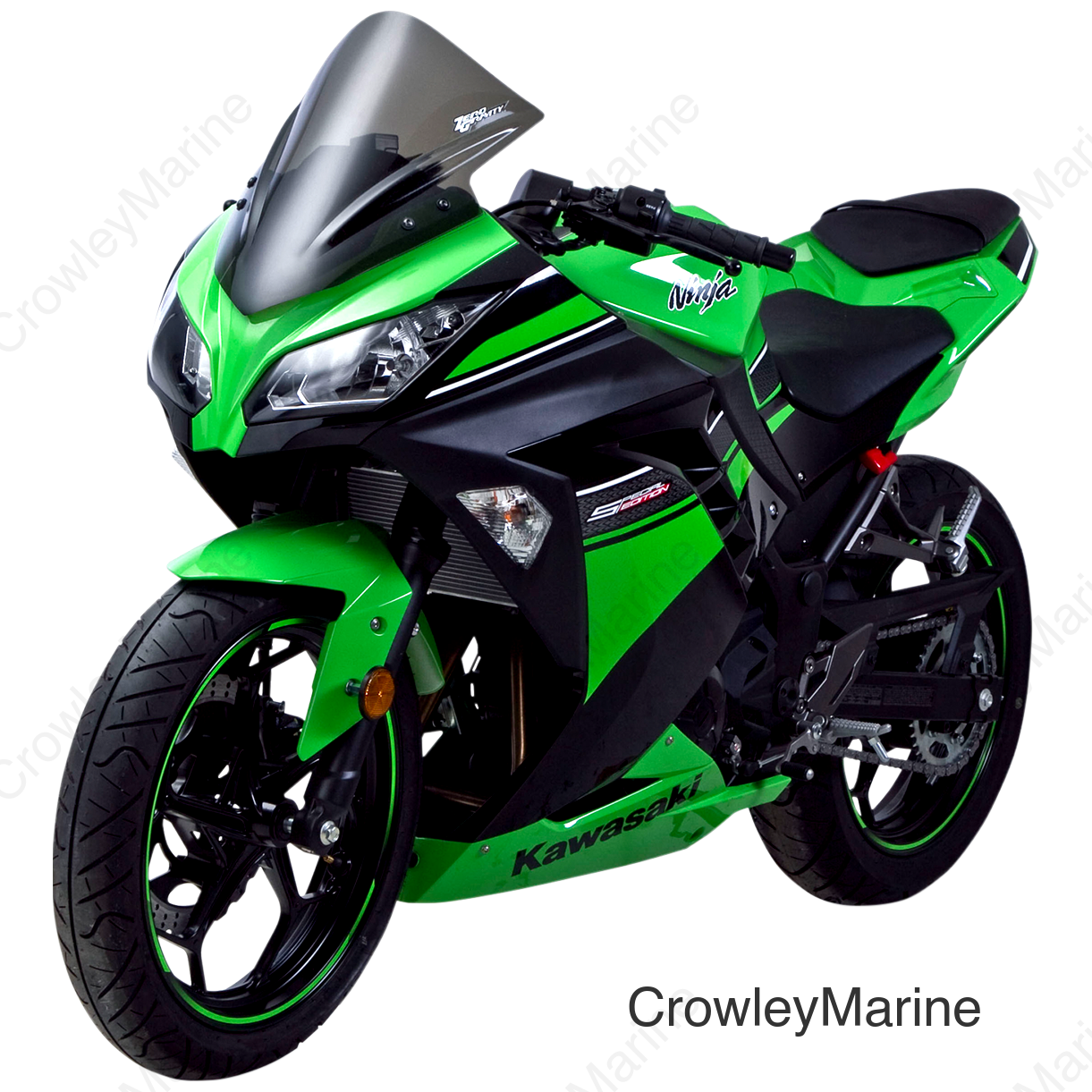 Corsa Windscreen - Smoke - Ninja 300