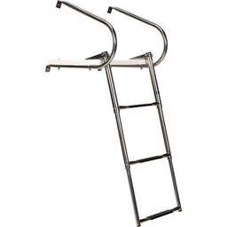 Seachoice Universal Swim Platform w/ Top-Mount Telescoping Ladder, 3 Step Ladder, Inboard/Outboard thumbnail-4