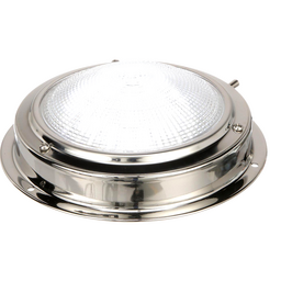 Seachoice LED Surface-Mount Dome Light, Bright White, Stainless Steel Flange, 5 in. Diameter thumbnail-1