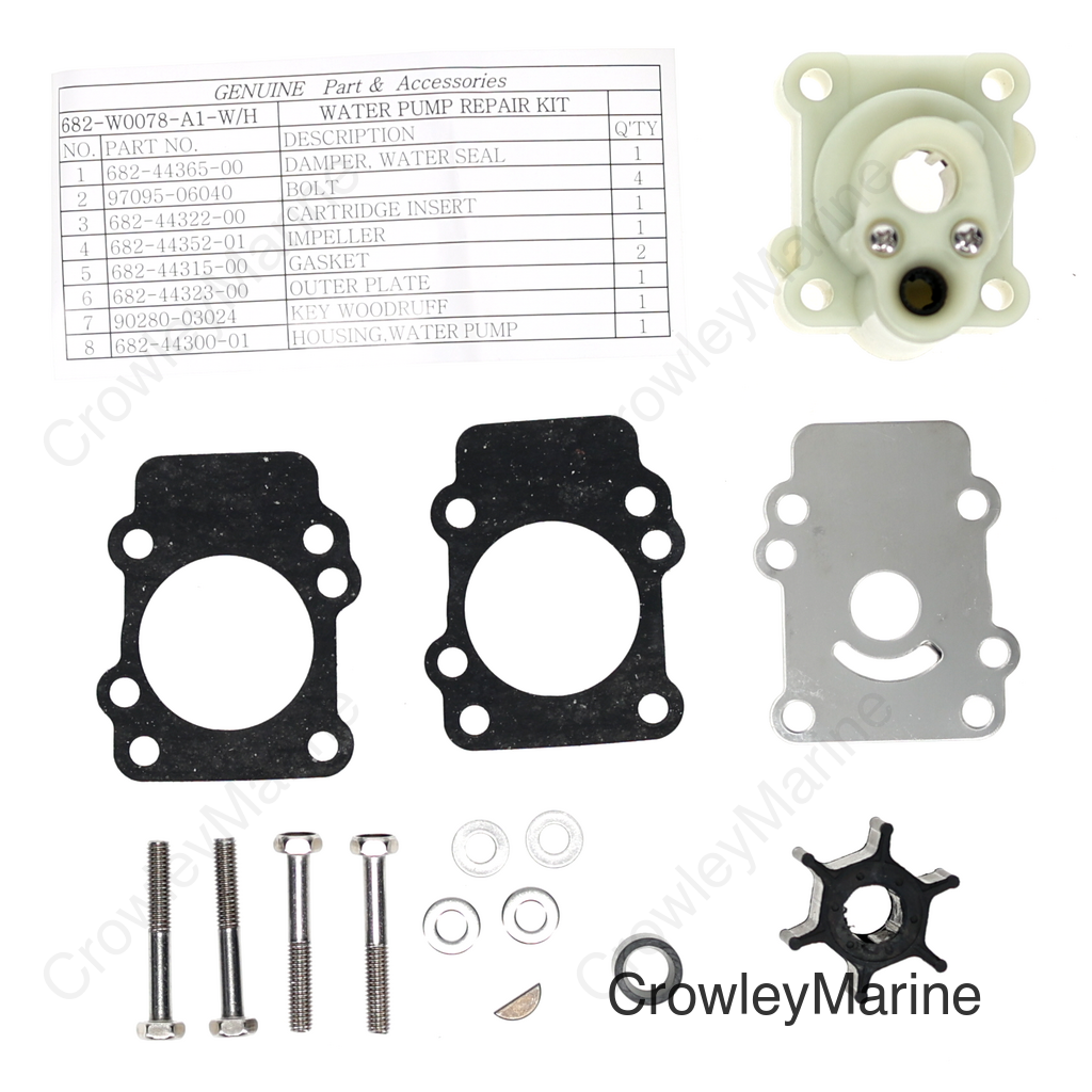 Water Pump Repair Kit (With Plastic Housing)