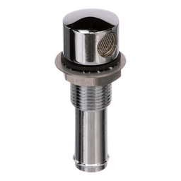 Seachoice Thru Hull Fuel Tank Vent, Chrome-Plated Brass, 5/8 in. thumbnail-5