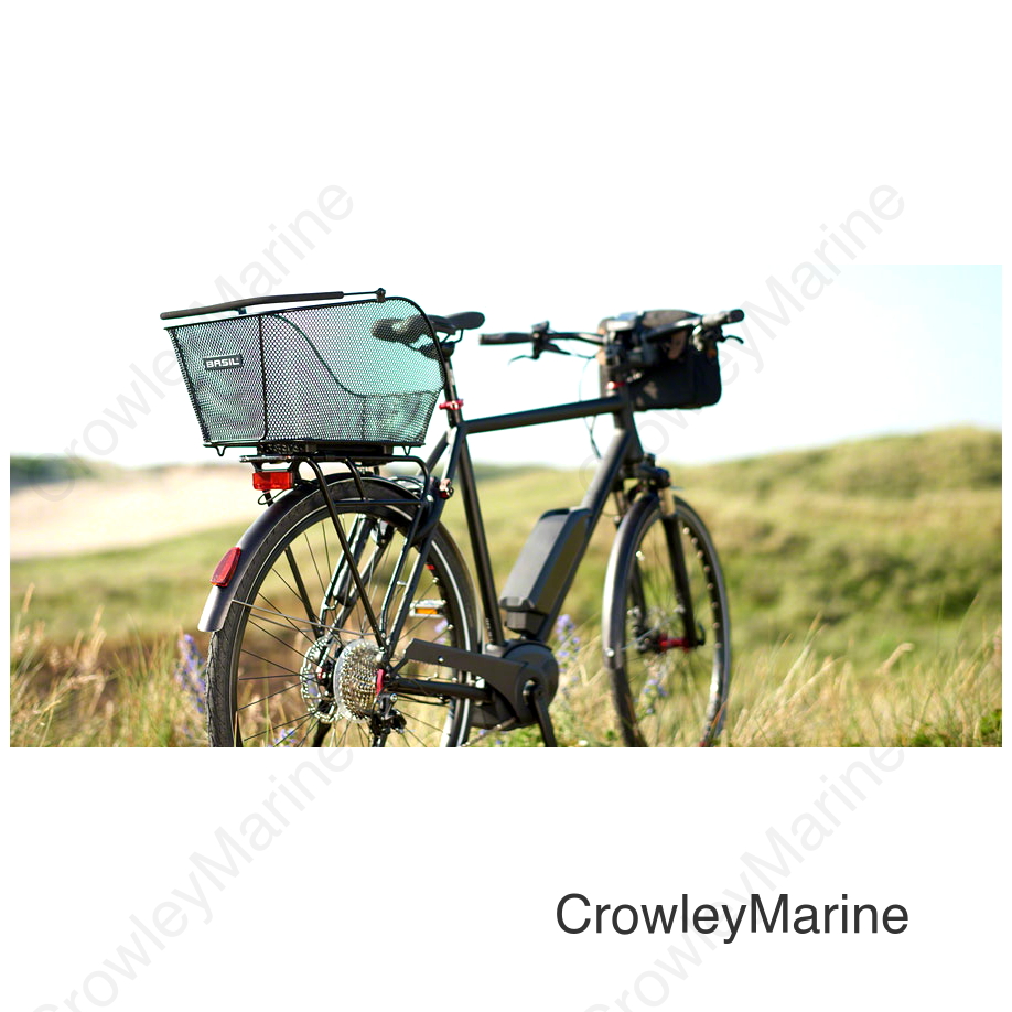 Basil Icon Basket - Multi-System Mount Steel 23L Black