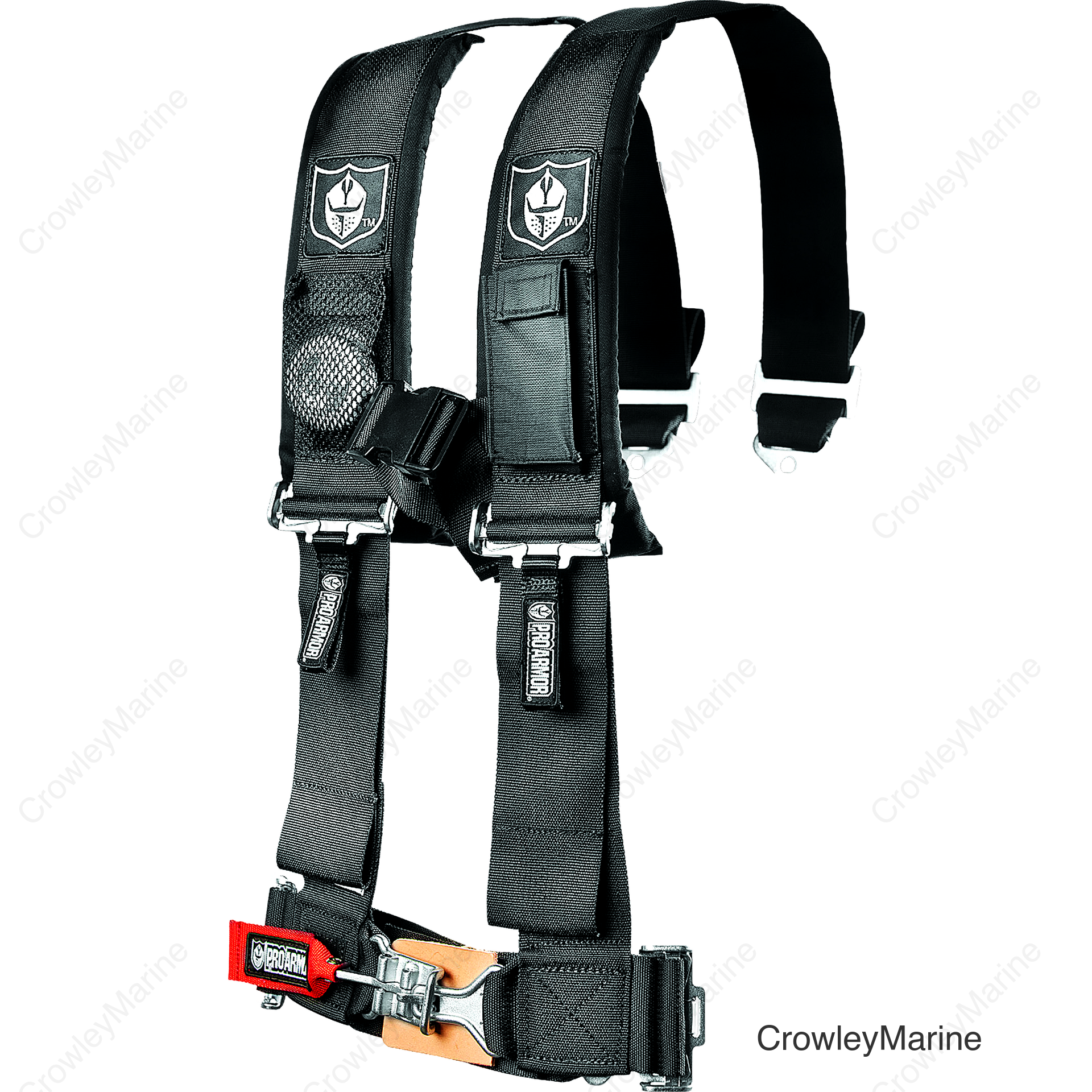 4PT HARNESS 3" PADS BLK