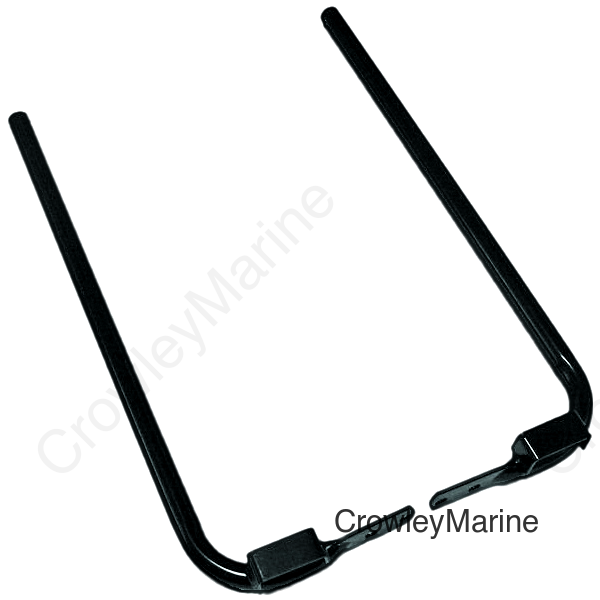 BLACK SADDLEBAG SUPPORT KIT FLH/FLT MODELS 85-08