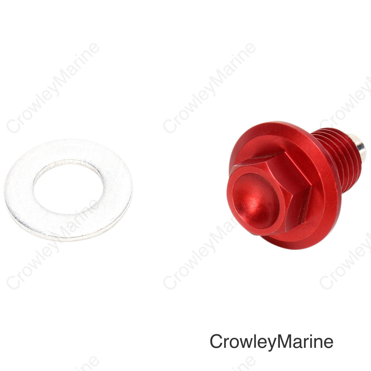 DRAIN PLUG MAGNETIC RED