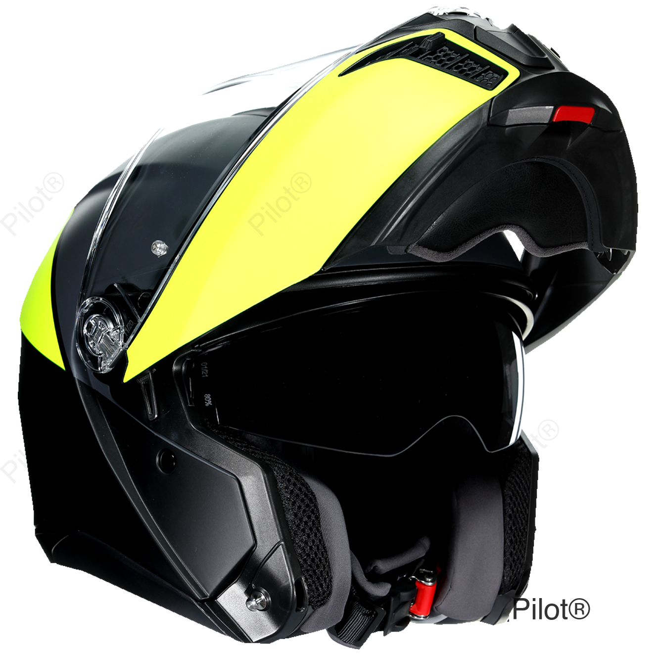 Tourmodular Helmet - Balance - Black/Yellow Fluo/Gray - XL