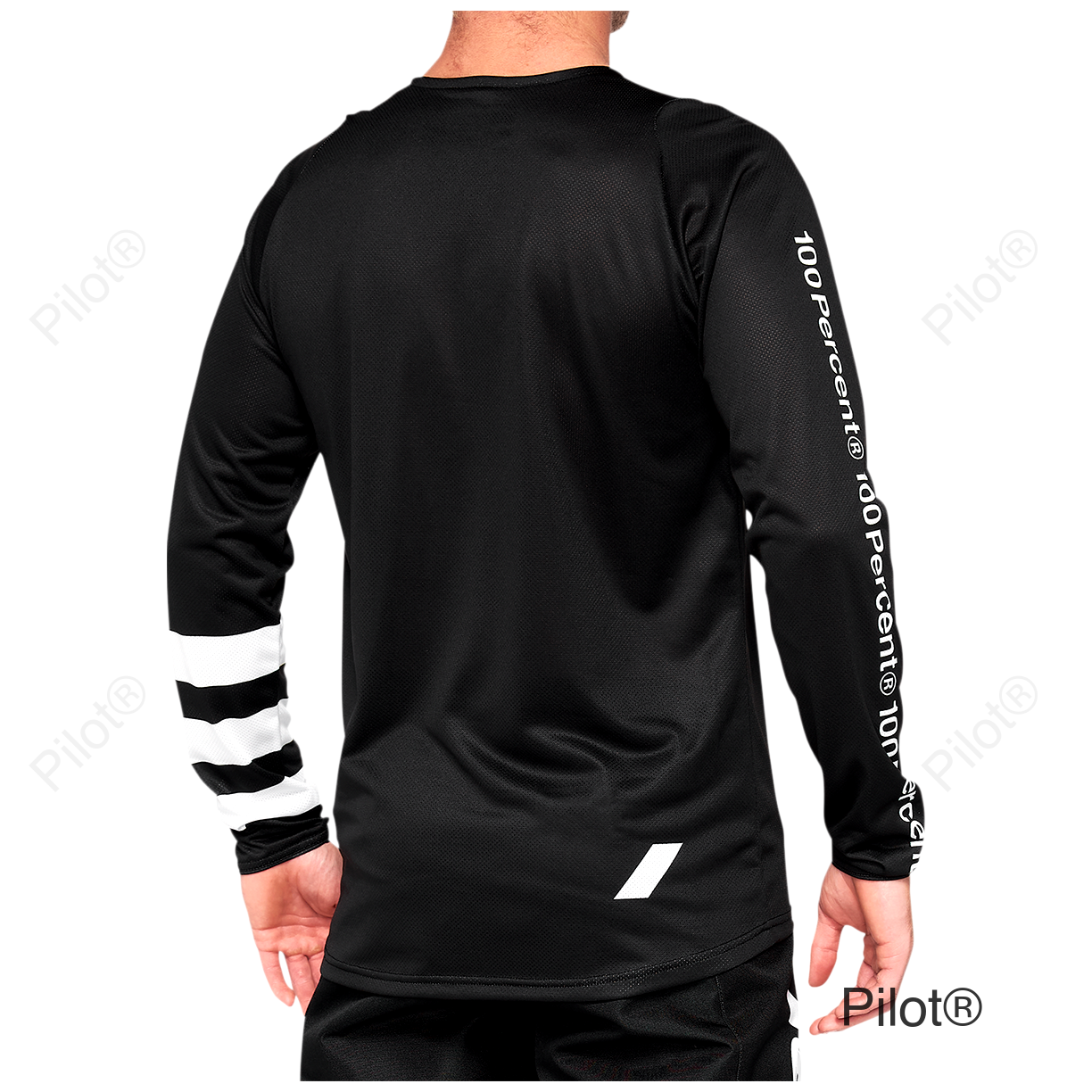 R-Core Long-Sleeve Jersey - Black/White - XL